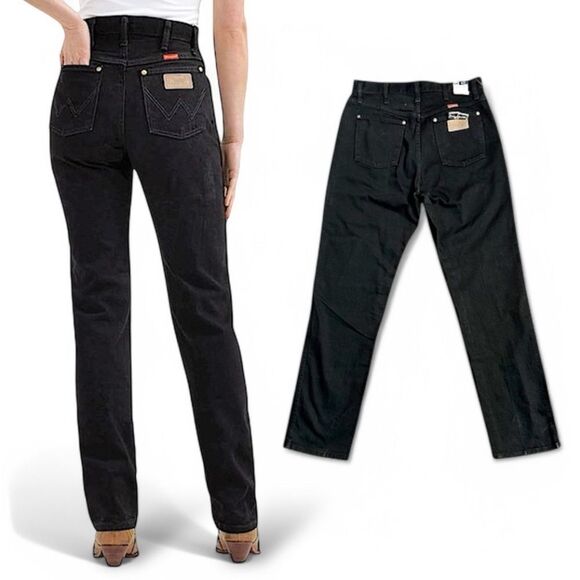 Wrangler Cowboy Cut High Rise Slim Fit Tapered Leg Jeans 13x34 - Picture 5 of 16